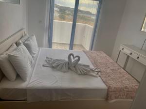 Posteľ alebo postele v izbe v ubytovaní Villa Poseidon Blue
