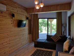 TV a/nebo společenská místnost v ubytování Sunset Boutique Hotel & Apartments