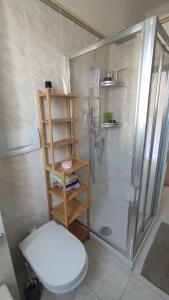 Koupelna v ubytování Diavoli Rooms