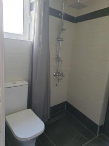 Kúpeľňa v ubytovaní A pleasent small -studio close to the port of Volos