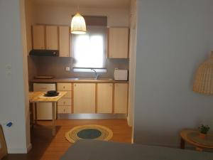 Kuchyňa alebo kuchynka v ubytovaní A pleasent small -studio close to the port of Volos