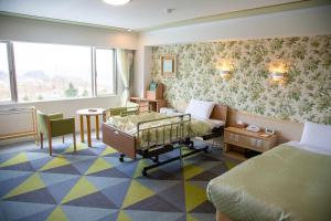 Uma área de estar em Shiretoko Daiichi Hotel