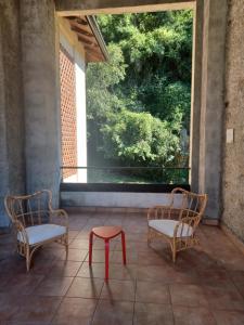 A balcony or terrace at Open Cascina