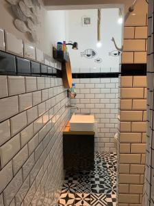 Kúpeľňa v ubytovaní Tramonto sul mare - I Dammusi di Scauri