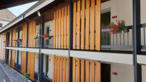Balkón nebo terasa v ubytování Hotel Balsthal