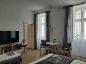 Posezení v ubytování Apartmány VIENNA