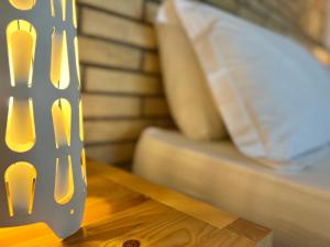 Postel nebo postele na pokoji v ubytování Tzavelitiko Home