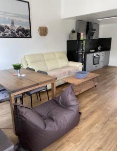 TV a/nebo společenská místnost v ubytování Apartmán Provence Deluxe