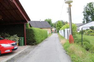 Zahrada ubytování Apartmán u Míši