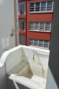a view of a building from a window at Apartamento en centro de Ferrol in Ferrol +24 photos