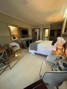 Postel nebo postele na pokoji v ubytování Pousada Casa Kuavá Experience