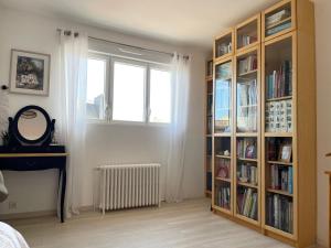 Knihovna v bed and breakfast