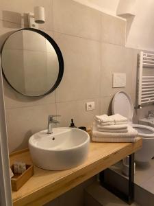Koupelna v ubytování Casa Porsia