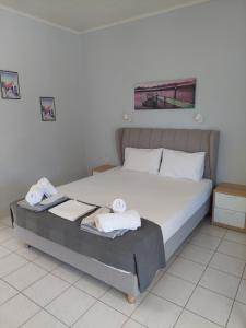 Postel nebo postele na pokoji v ubytování Electra Villa & Pool Studios