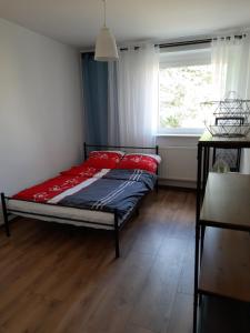 Apartament Janickiego tesisinde bir ranza yatağı veya ranza yatakları