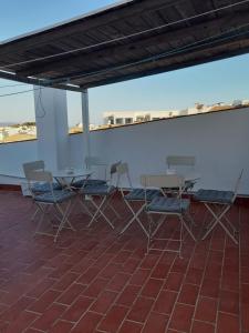 A balcony or terrace at Sanpau