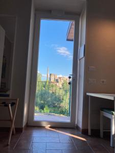 Rõdu või terrass majutusasutuses Borgo Bruno