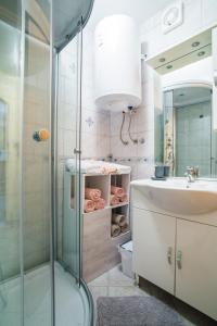 Koupelna v ubytování Apartment Veninsek