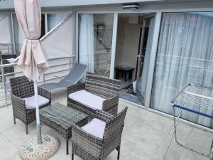 Balkón nebo terasa v ubytování Apartments Daki