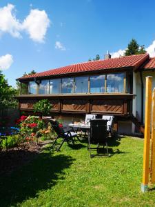 Zahrada ubytování Ferienwohnung Eichkatzel