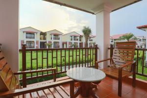 A balcony or terrace at Manigram Bishram Batika Pvt Ltd