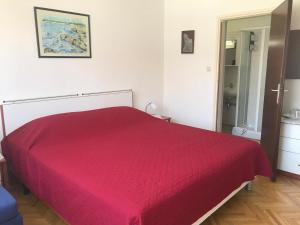 Postel nebo postele na pokoji v ubytování Sobe Štefanija