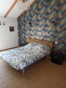 Postel nebo postele na pokoji v ubytování La cagouille