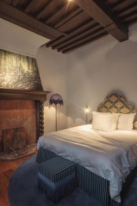 Llit o llits en una habitació de Flora