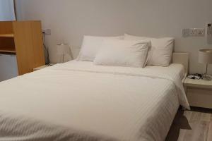 Postel nebo postele na pokoji v ubytování Origami Inn Himandhoo