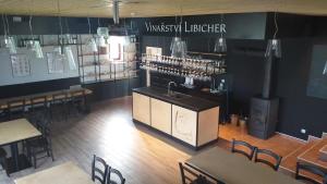 Lounge nebo bar v ubytování Vinařský dům V Zahradě