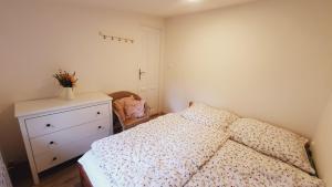 Postel nebo postele na pokoji v ubytování Apartmán U Profesora