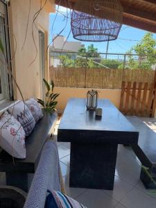 Balkón nebo terasa v ubytování Agapi home