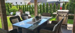 Gril dostupný pro hosty v prázdninového domu