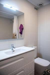 Koupelna v ubytování Hauzify I Apartament Can Missé