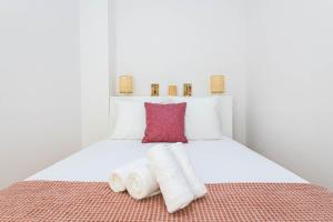 Posteľ alebo postele v izbe v ubytovaní WintowinRentals Céntrico, Elegante y Silencioso