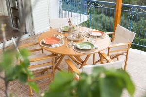מרפסת או טרסה ב-AZALEA - Modern studio with sea view