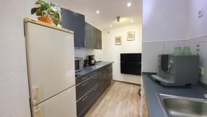 Η κουζίνα ή μικρή κουζίνα στο City Apartment Hanau