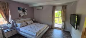 Un televizor și/sau centru de divertisment la Luxury Villa Nevena Pool&Jacuzzi