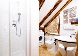 Ένα μπάνιο στο Appartamento Agave - quartiere Castello