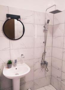Koupelna v ubytování Vasileiou