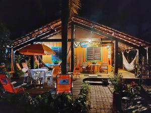 Patio nebo venkovní prostory v ubytování Pousada Enseada das Conchas