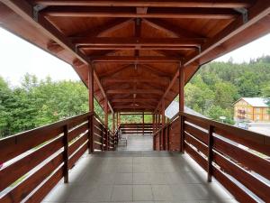 Balkón nebo terasa v ubytování Hotel Arnika