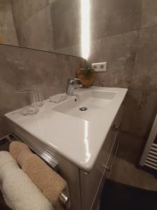 Łazienka w obiekcie Appartementhaus St. Martin