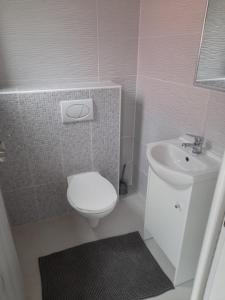 A bathroom at Apartmany Diana