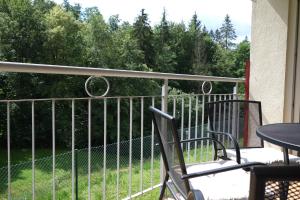 Balkón alebo terasa v ubytovaní Apartament Bukovy Wisła