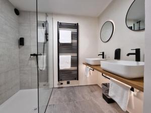 Koupelna v ubytování Pri Karlu Rooms & More
