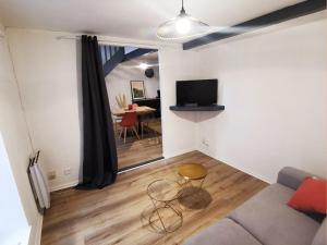Televízia a/alebo spoločenská miestnosť v ubytovaní Superbe appartement au cœur du centre ville