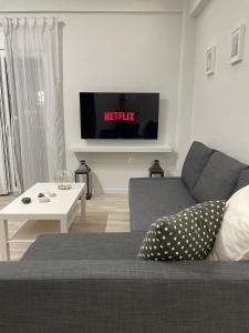 TV a/nebo společenská místnost v ubytování Barbara's Luxury Central Apartment