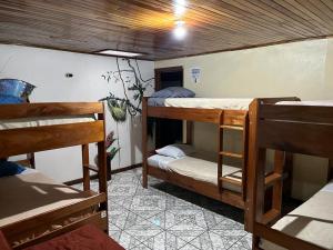 Postel nebo postele na pokoji v ubytování Monteverde Monkey Hostel