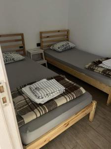 Voodi või voodid majutusasutuse Бунгала Виктория - Камчия toas